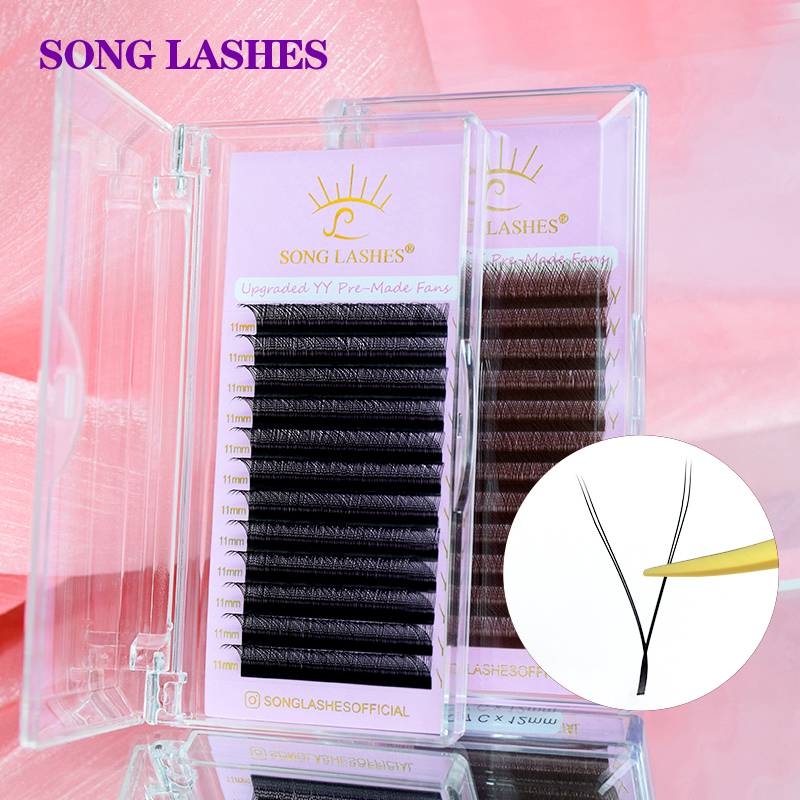 Best of SONG LASHES Y Shape Premade Fans Eyelash Extensions For Salon Individual Eyelashes C D DD Curl 2D YY Lashes Y Shape Lashes Reviews & Tips