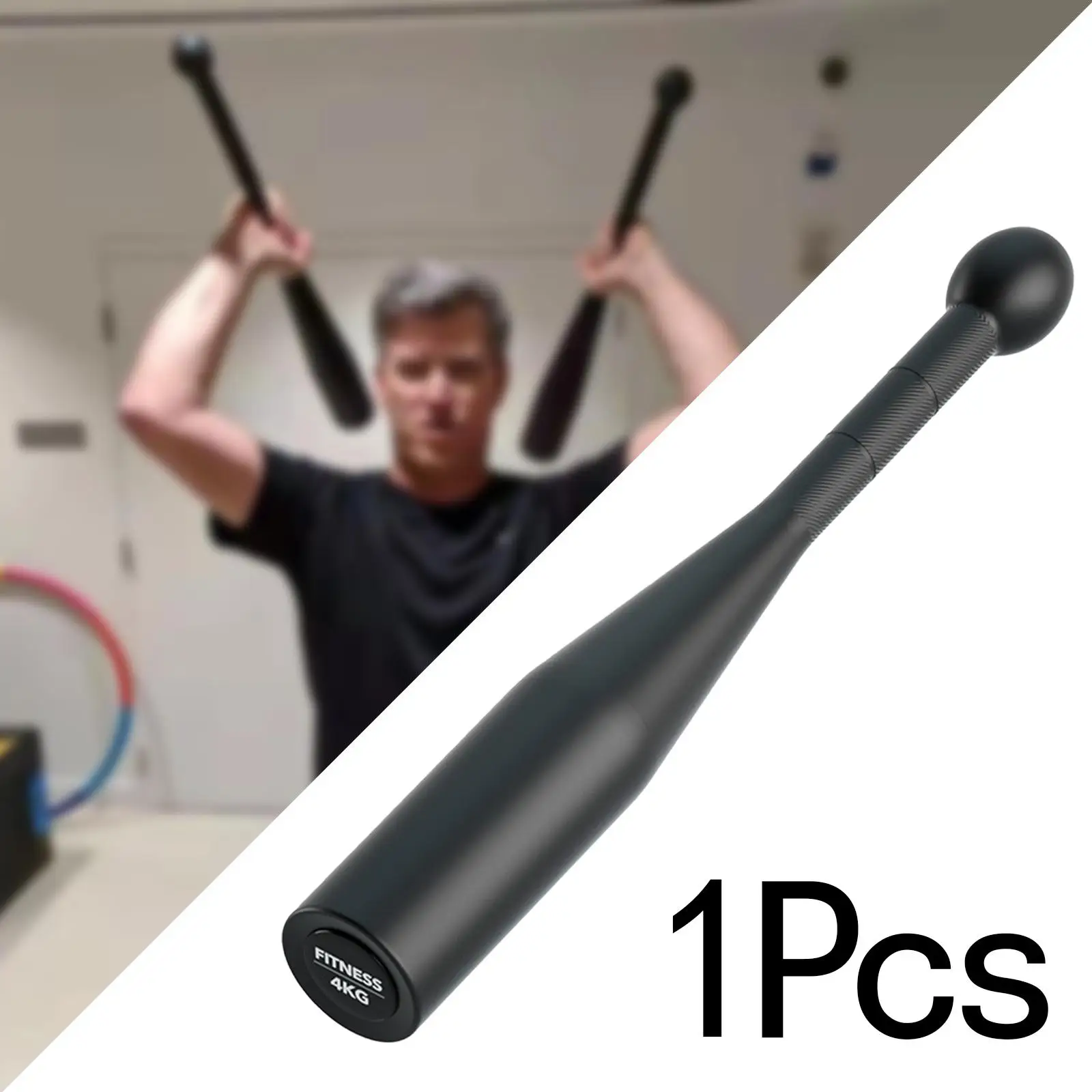 Strength Training Club Indian Clubs 2kg for , Stretching Weighted Club Bar