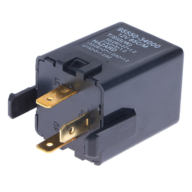 1 個 3 ピン 12V 点滅リレー 95550-39000（LED専用 ブレーキ点滅