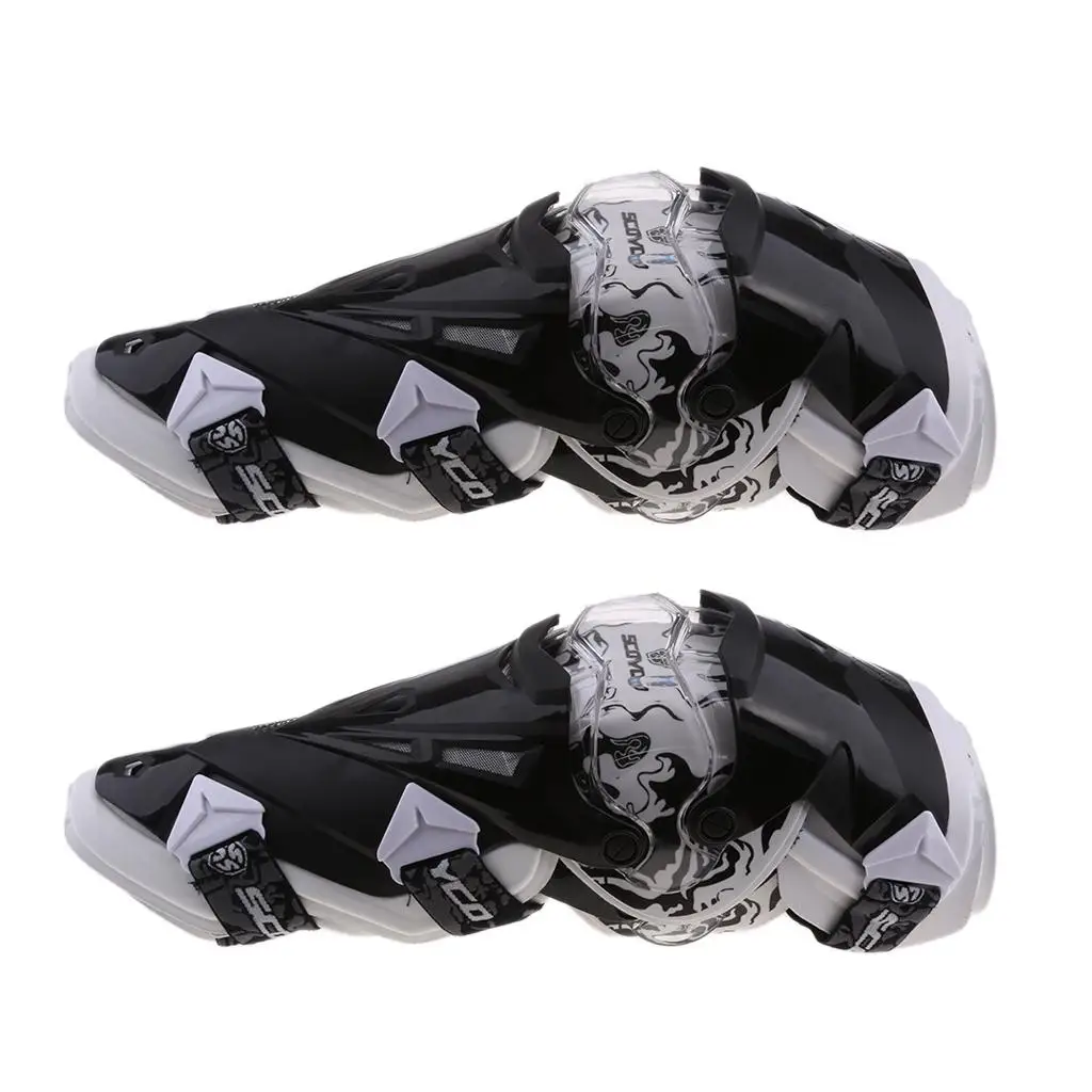 2x Motorcycle Knee Guard Pads Motocross Shin Protective Guards for Motorcycle Motocross Racing Knee Guards Safety Gears