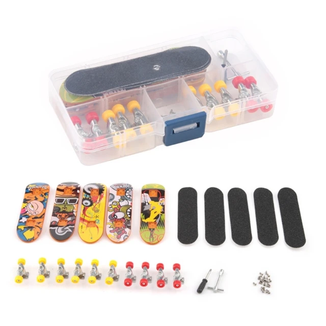 Unique Finger Skateboard Puzzle - Creative Fingertip Mini Skateboard Toy  Gift with Storage Box - Perfect for Stress Relief!