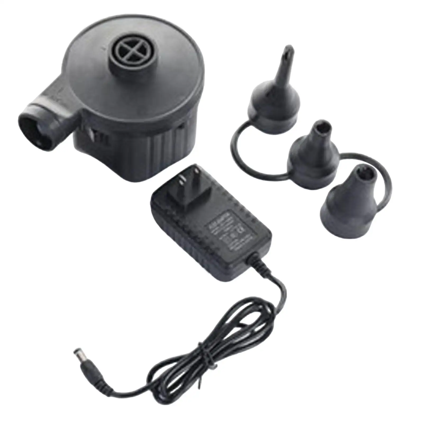 Electric Air Pump with 3 Nozzles for Pool Floats Toy Inflatable Cushions