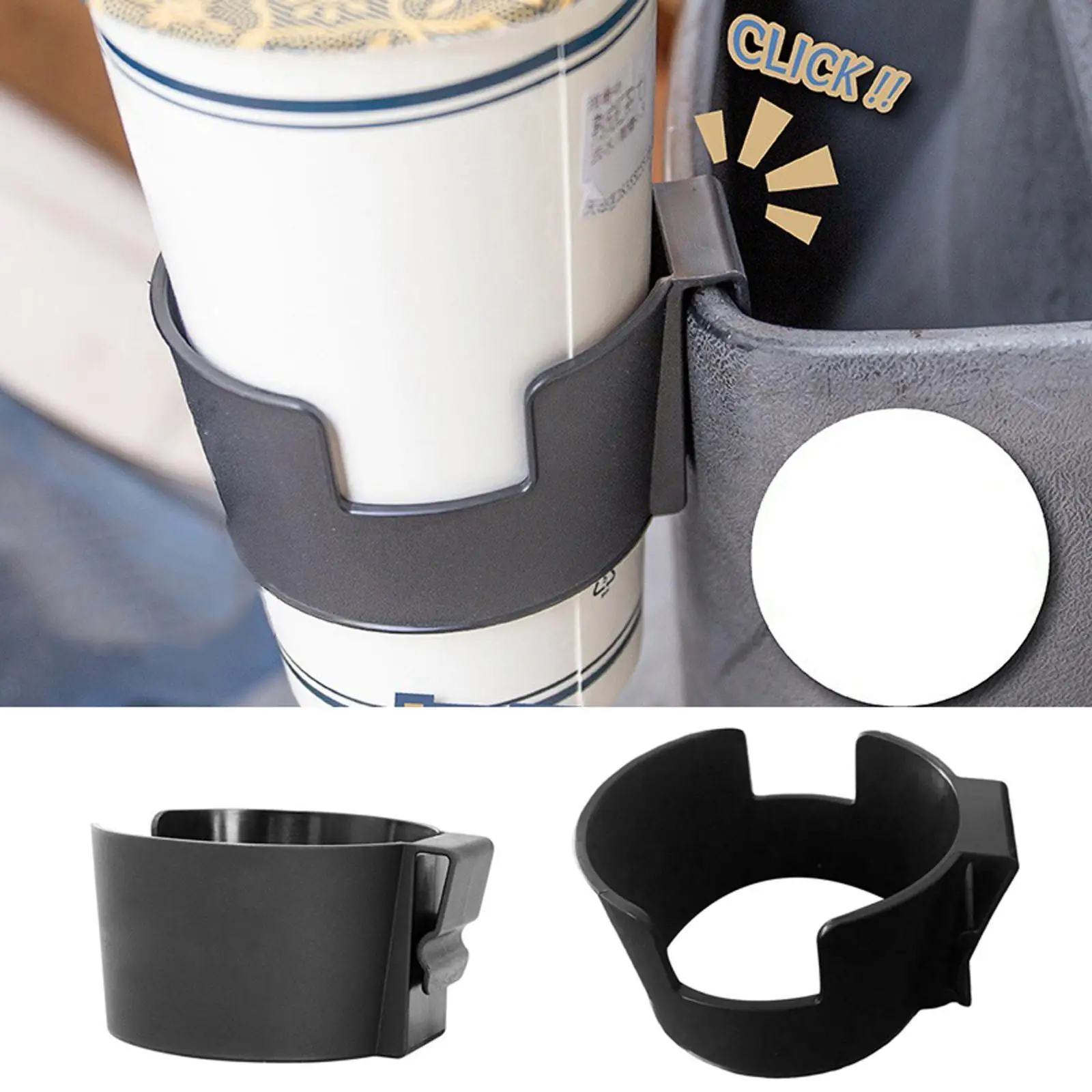 Car Cup Holder Auto Interior Accessories Durable Portable Hook Mount Cup Stand for Drinks Motorcycles Locomotives Household