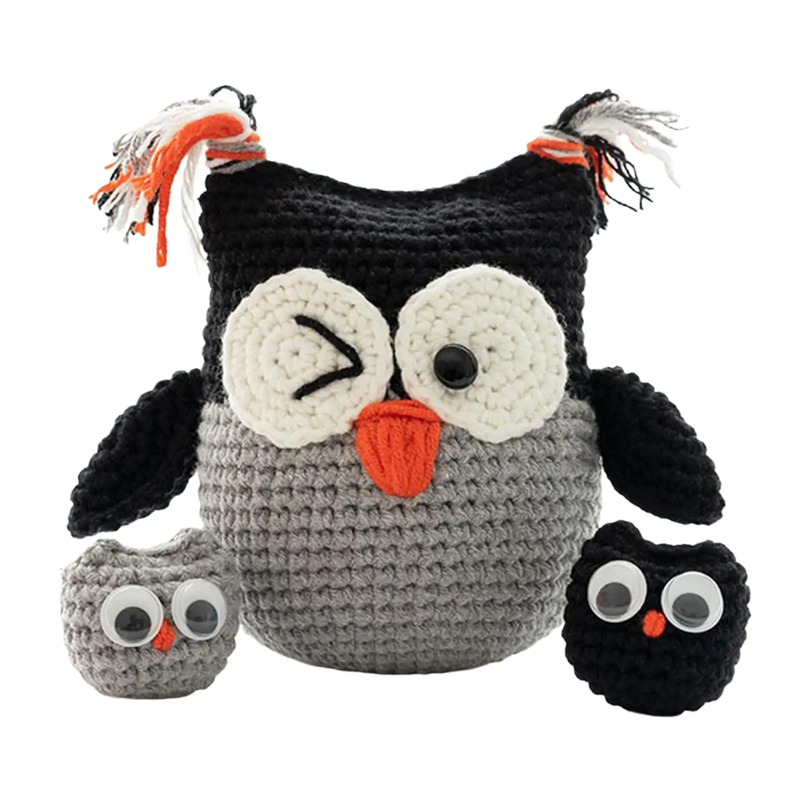 Handmade Crochet Kit Crocheting Knitting Toy Needlework Sewing Craft Beginner Crochet Kit for Perfect Gift