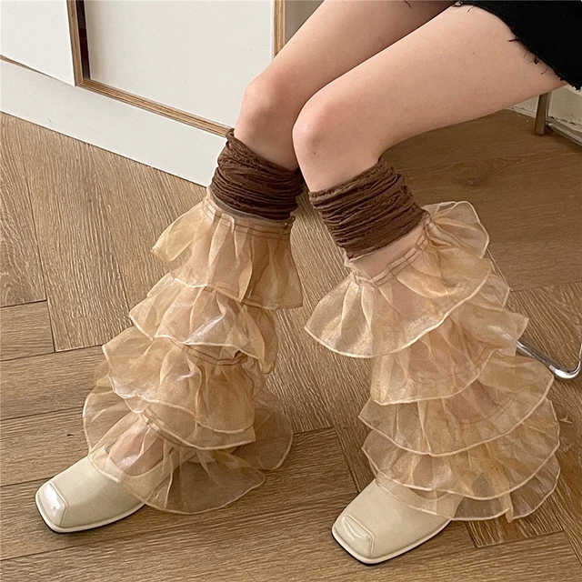 3 pairs/lot Leg Warmers with Lace , Knit Leg warmers - AliExpress