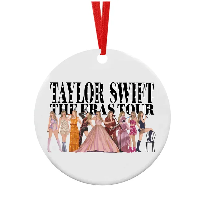 TS THE ERAS TOUR Support | Taylor Swift Ornament Personalized | Christmas  Ornaments Fan Gifts Christmas Decorations Ornament,Touring Ceramics