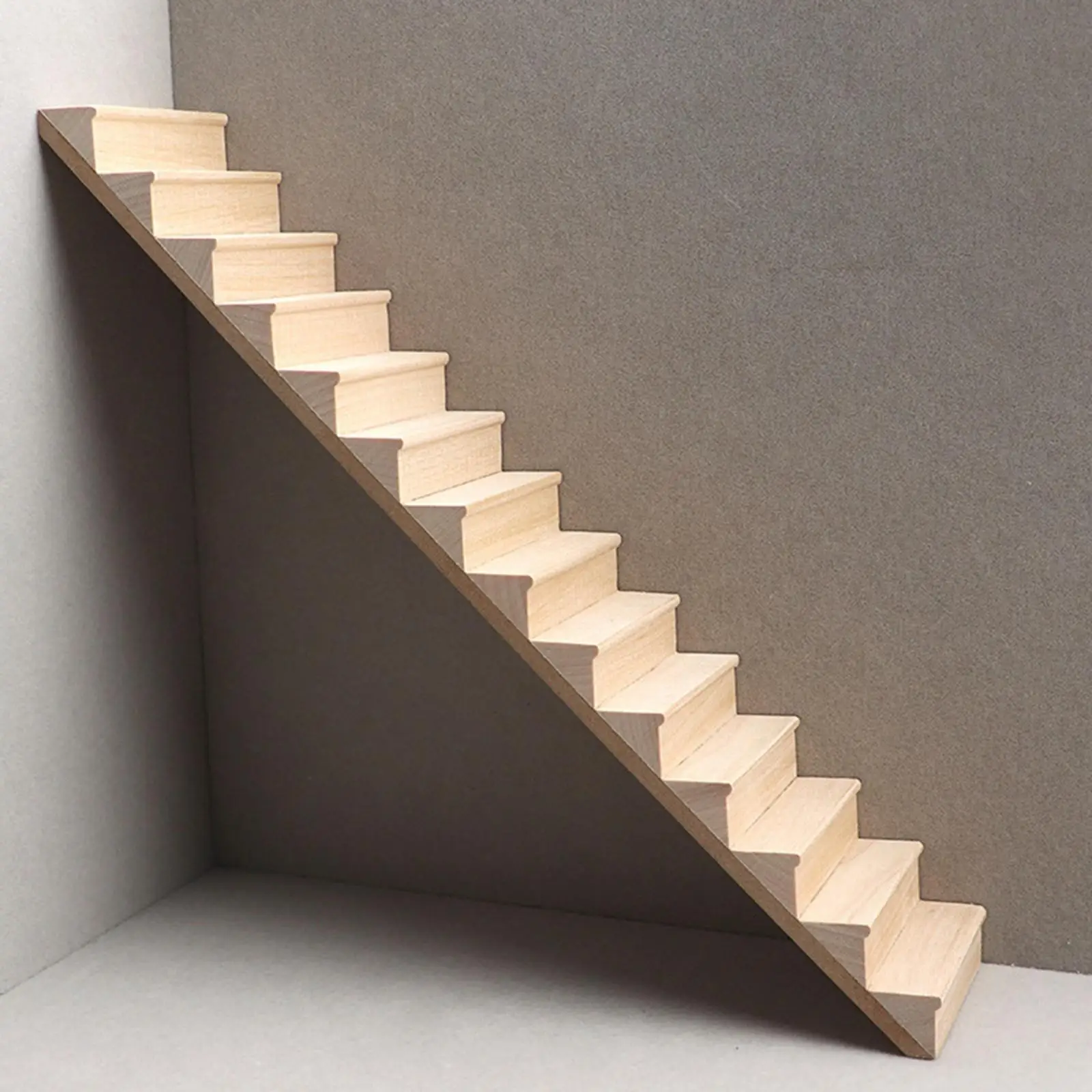 1:12 Dollhouse Straight Staircase Craft for Architectural DIY Projects