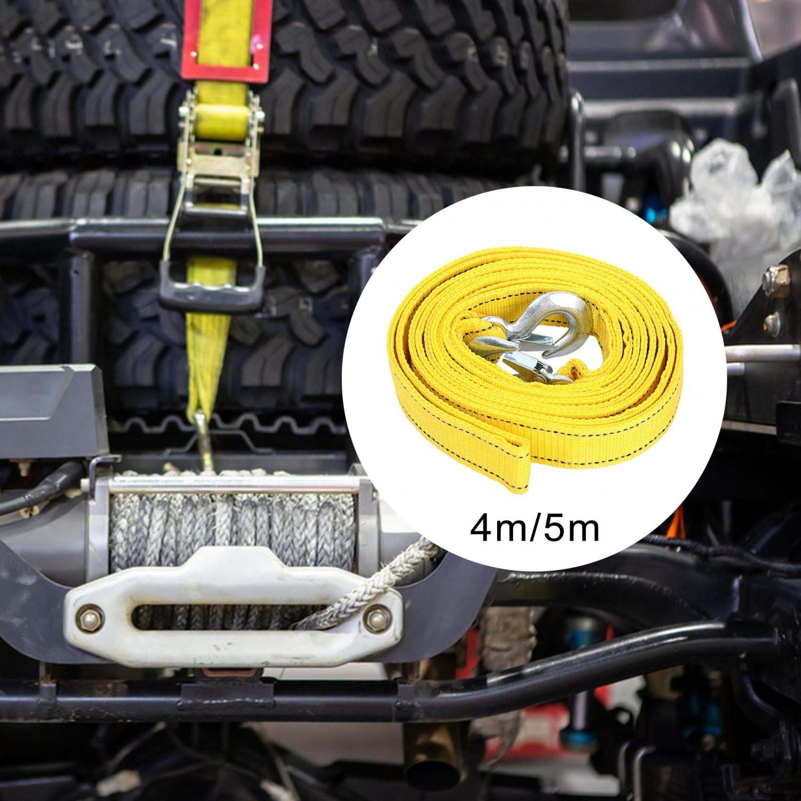 Tow Rope for Vehicles 5T Capacity Well Made Accessories Truck Recovery Strap