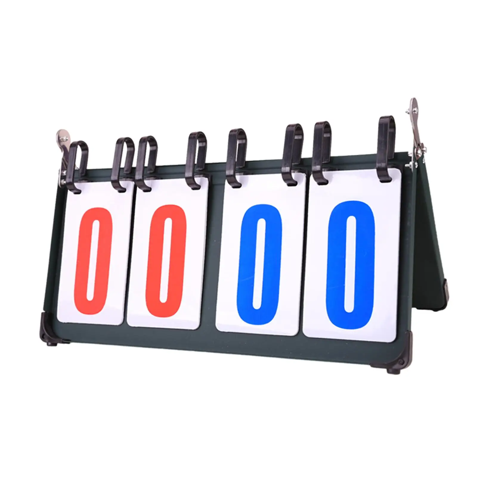 Table Top Scoreboard Scorekeeper Flip Scoreboard Score Cards Flip for Team Competition Football Tennis Badminton Sports