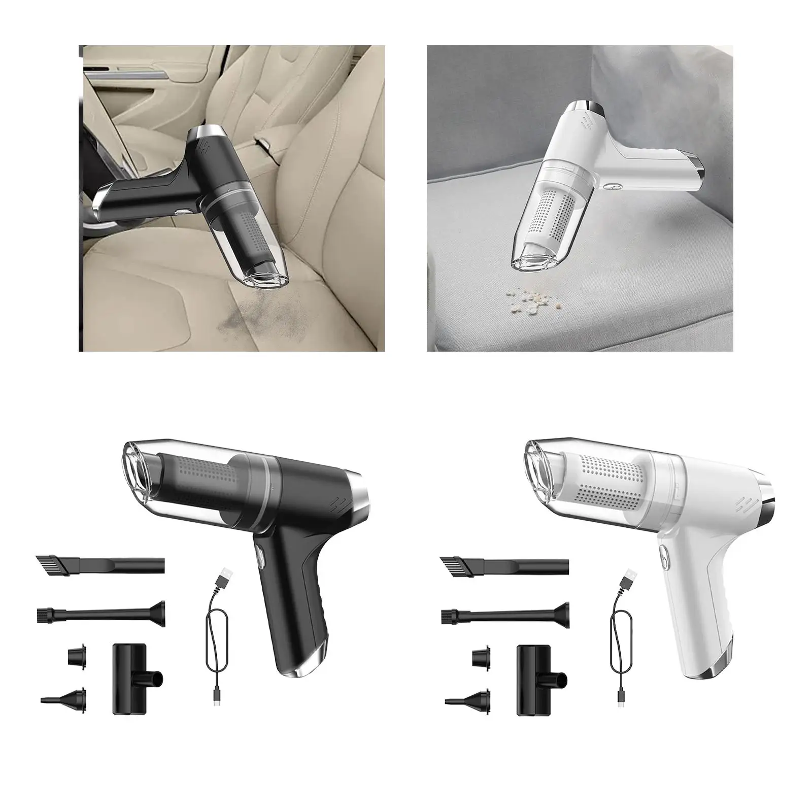 Handheld Vacuum Automotive Accessories Rechargeable Blower Cordless Mini duster for Keyboard Desktop Pet Hair car