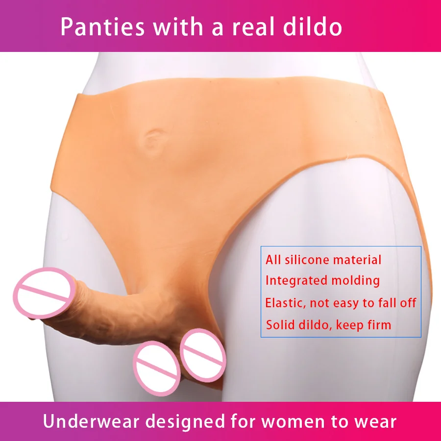Женские фаллоимитаторы, трусики, настоящие полностью силиконовые ремешки на  нижнем белье, твердый фаллоимитатор для женщин, геи, секс-игрушки |  AliExpress