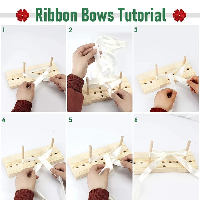 Ribbon Ribbon Making Tools, Wooden Bowing Making Tool