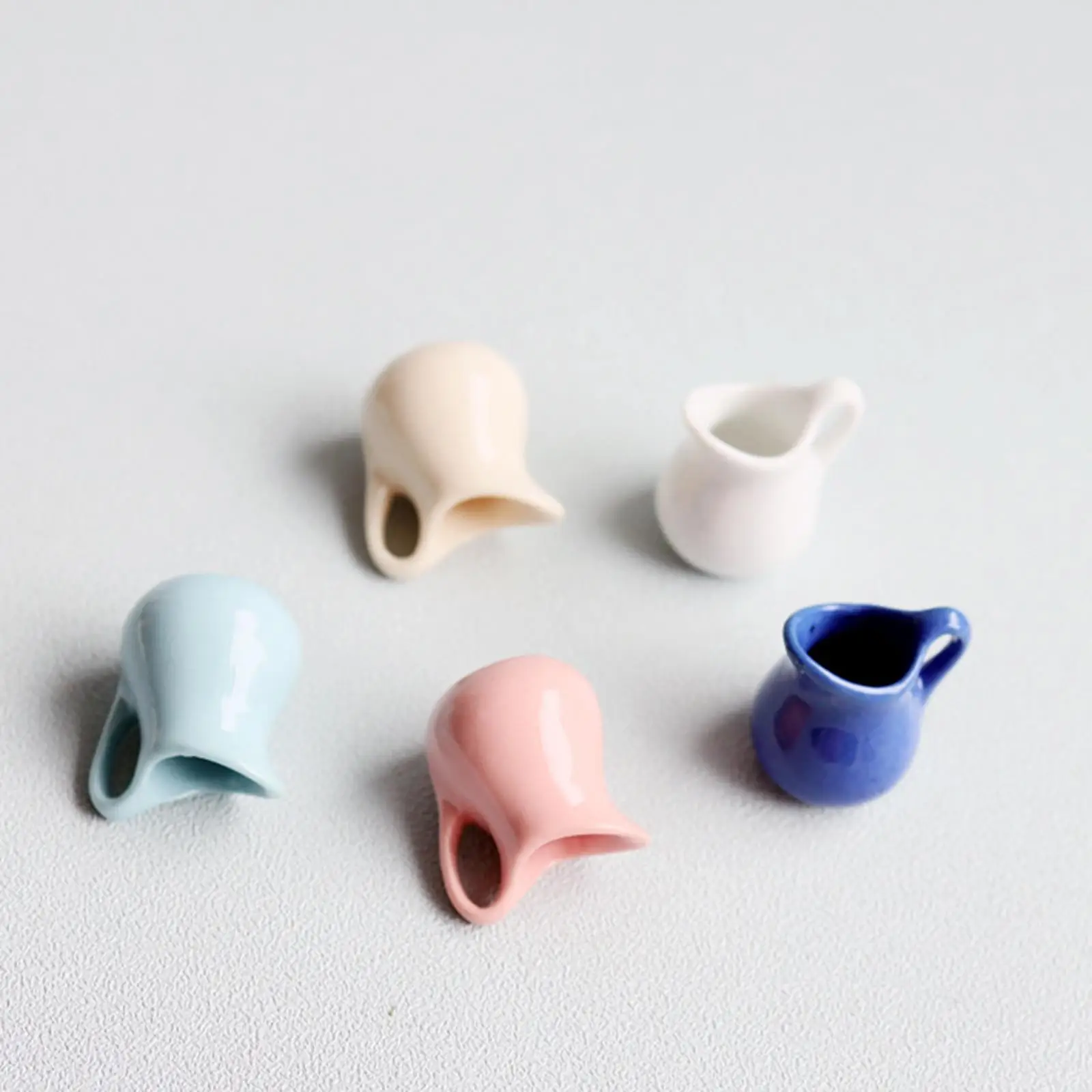 Miniature Ceramic Pot Mini Ceramic Pot Dollhouse Garden Accessories Decoration
