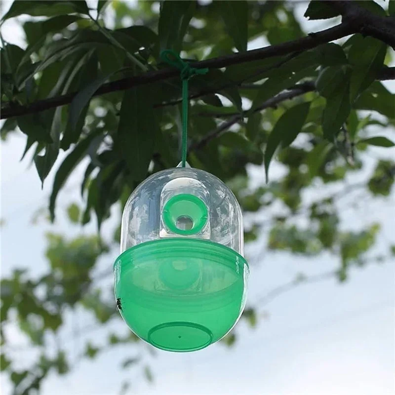 Description Picture 6 of itemFly Trap Reusable Wasp Hanging Fly Trap Catcher Beekeeping Catcher Cage Equipment Tool for Wasps Bees Hornet Pest Control Garden