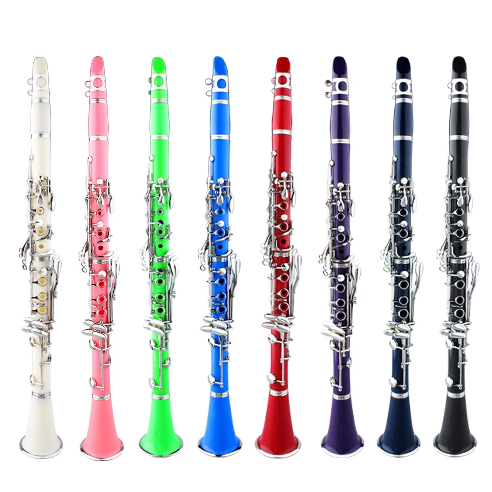 17pcs Clarinet Key Pads Parti di ricambio per cuscino per clarinetto Soprano 