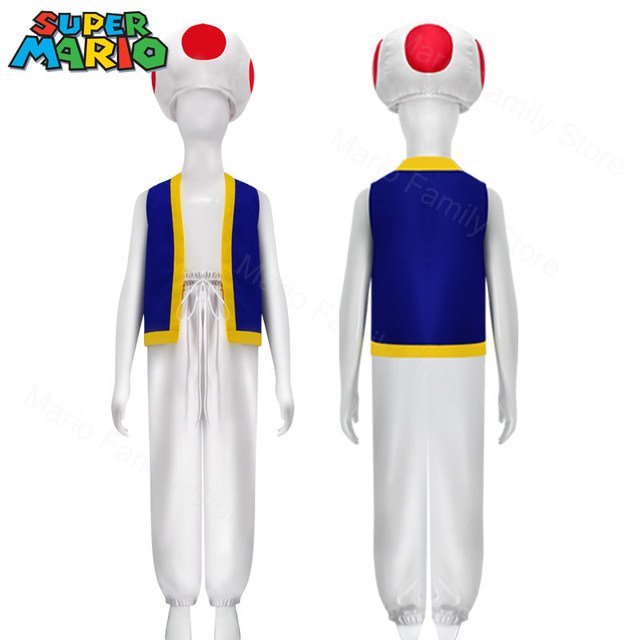 Sweat à Capuche Super Mario Pour Bébé Et Garçon - Vêtement Chaud Et Confortable 2-12 Ans - Bleu - 11 Ans