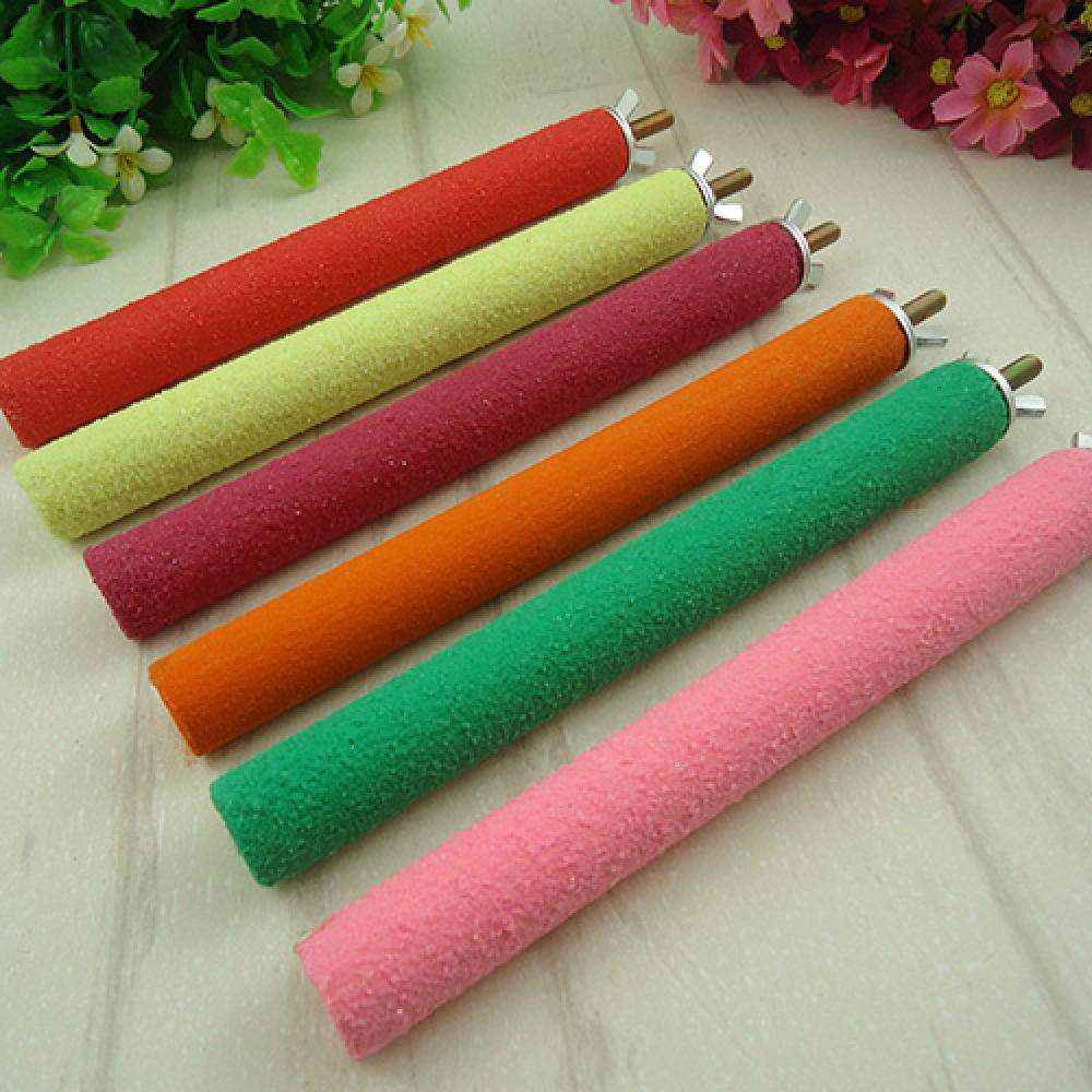 Title 4, Bird Toy Toy Wood Parrot Cage Rough Surface Paw...