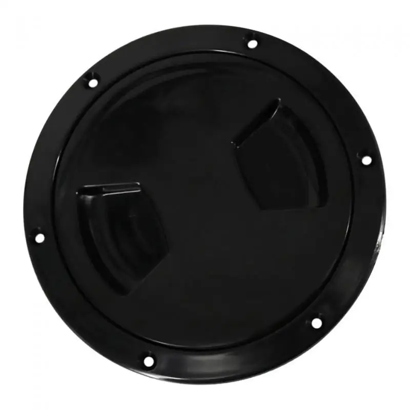 New Marine Boat Black 5inch Access Hatch Cover Twist Screw Out Deck Plate