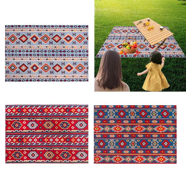 Large Picnic Outdoor Blanket, Blanket Mat, Portable Moistureproof Camping Blanket, Picnic Mat for Sporting Events, Garden