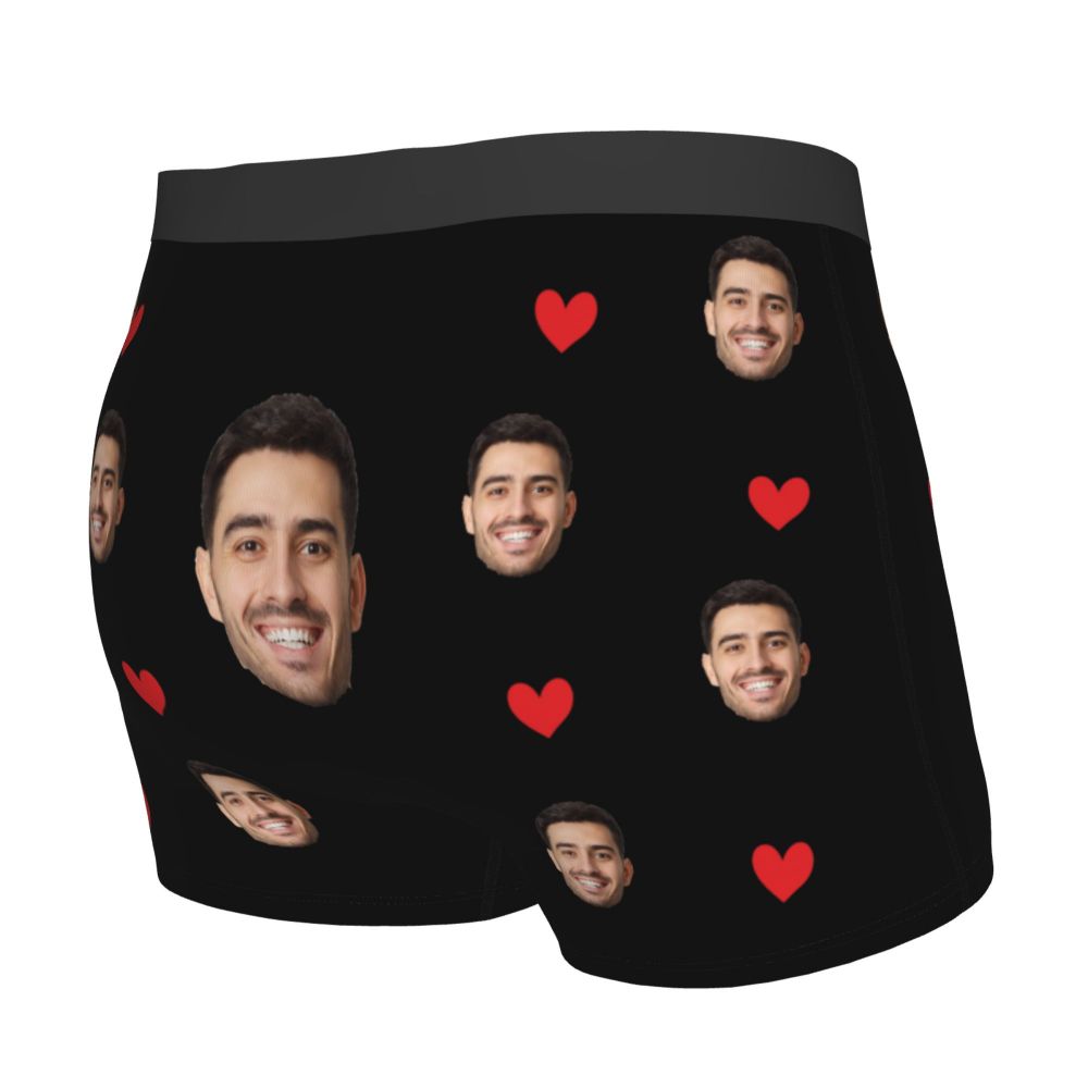 Title 20, Regalo da uomo Boxer con viso personalizzato Re...