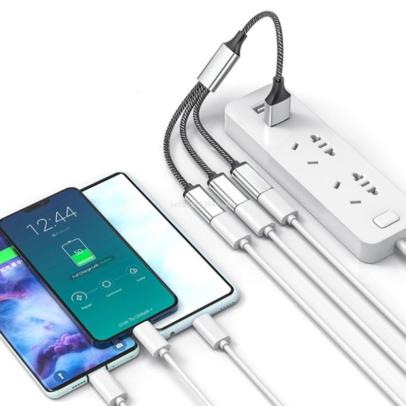 Usb Splitter Kabel Mit 3 Ports Für Datenübertragung Und Strom_voghion.com