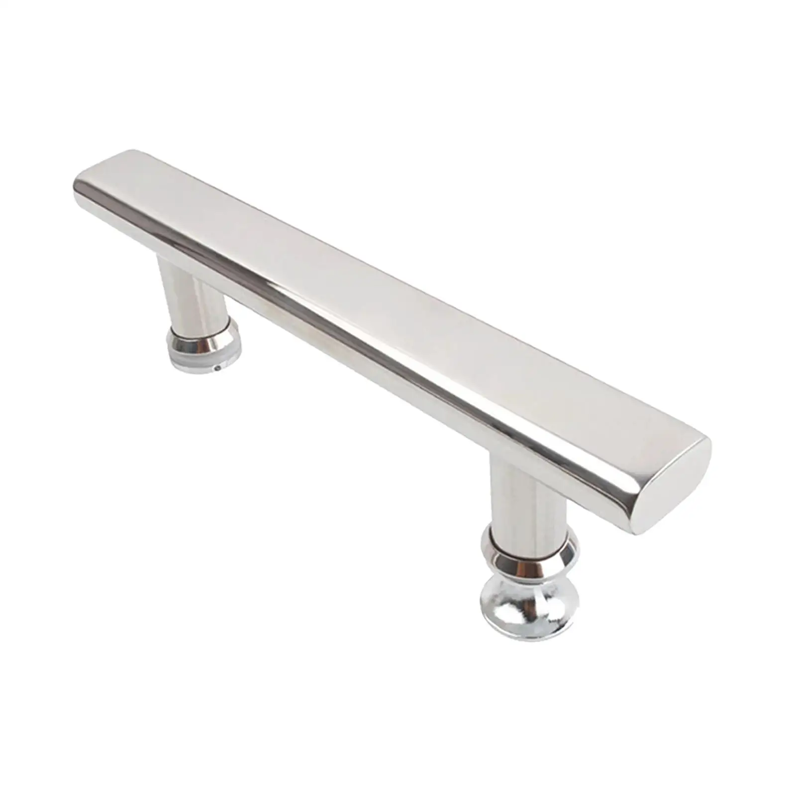 Stainless Steel Push Pull Door Handle Glass Door Bathroom Easy to Install Hardware Pull Handle for Bedroom Barn Door Kitchen