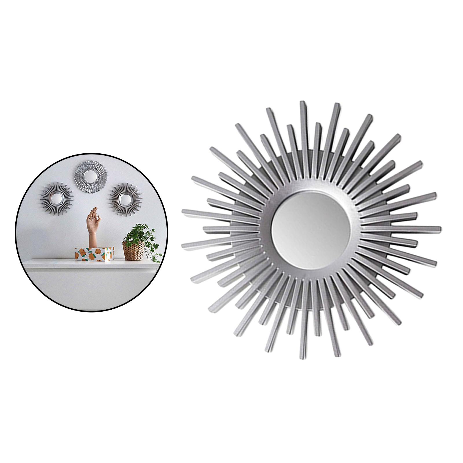 Art Decoration Wall Mounted Round Mirror Dressing Wall Hanging Bathroom Mirror Modern Decorative Boho Wall Decor Mirrors