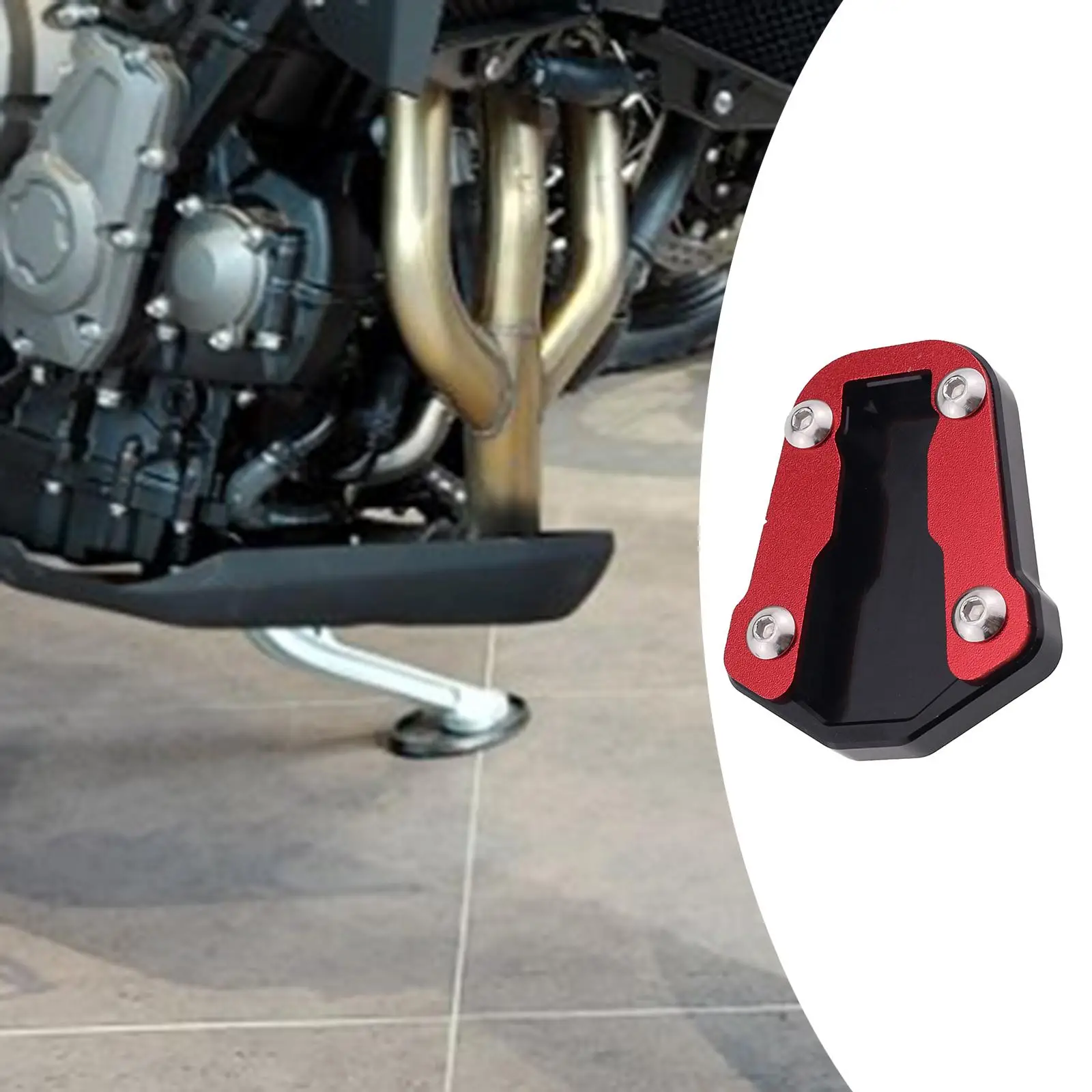 Motorcycle Kickstand Side Stand Mount Extender Pad Plate for HONDA CRF300L CRF300 Rally 2021-2022