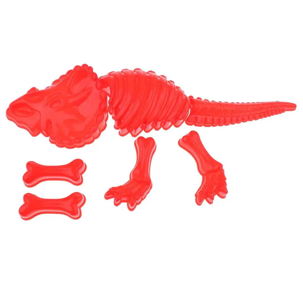 7pcs Kids Children Sand Toys Dinosaur Skeleton Mold Beach Sand  Water Toy