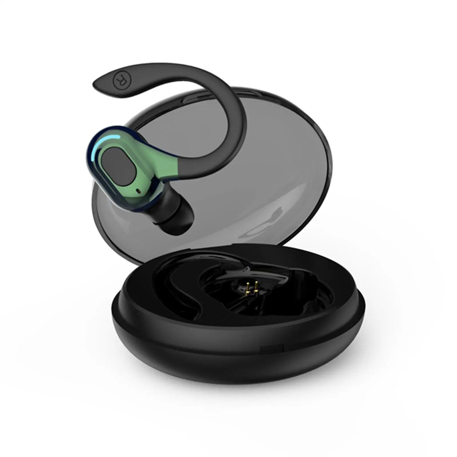 Sports Headset IPX4 Waterproof Built in Mic Stereo Sound Sweatproof HiFi Earphones Earbuds Earpiece for Running Business Driving