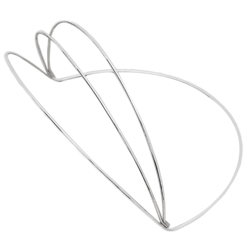Y166 Einfache Diy Stirnband Blank Basis Frauen Studenten Waschen Gesicht Haarband Krone Stirnbänder Drei Layered Diy Haar Hoop Basis – Detail 3