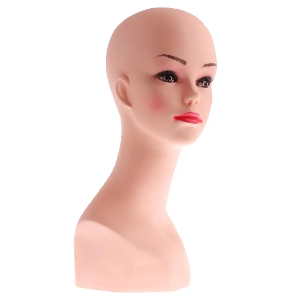 Female  Bust Manikin Head Model Hat Scarf Display Stand