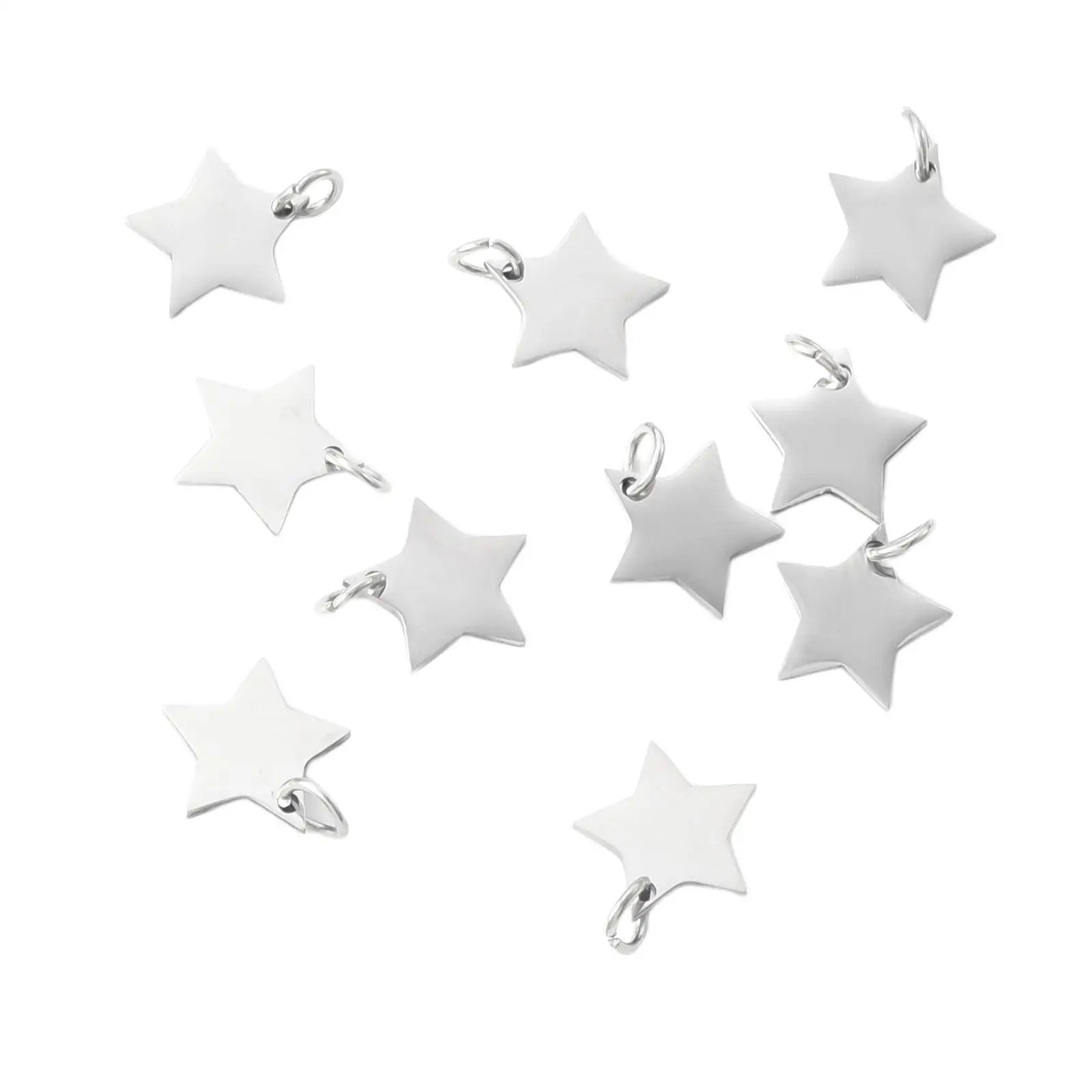 10pcs  Shape Pendant Charms Jewelry Necklace Making Findings Craft