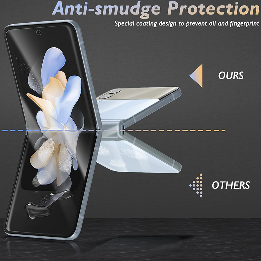 1-3Pcs For Samsung Galaxy Z Fold5 6 5G Outside Matte Hydrogel Film Samsung Galaxy Z Flip4 3 5G Frosted Screen Protector No Glass