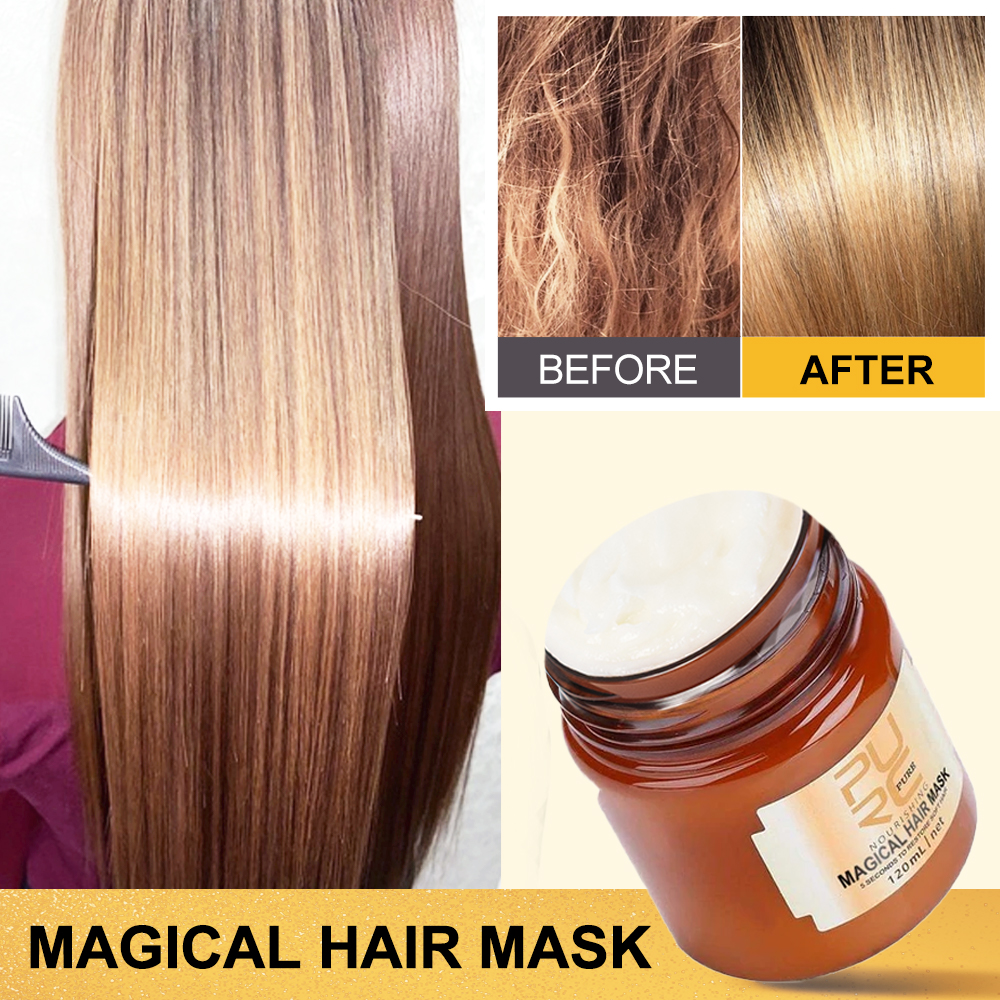 Best of PURC 5 Seconds Hair Mask Magical Professional Keratin Treatment Argan Oil Smoothing Shiny Repair Damaged Frizz Hair Care Product Reviews & Tips