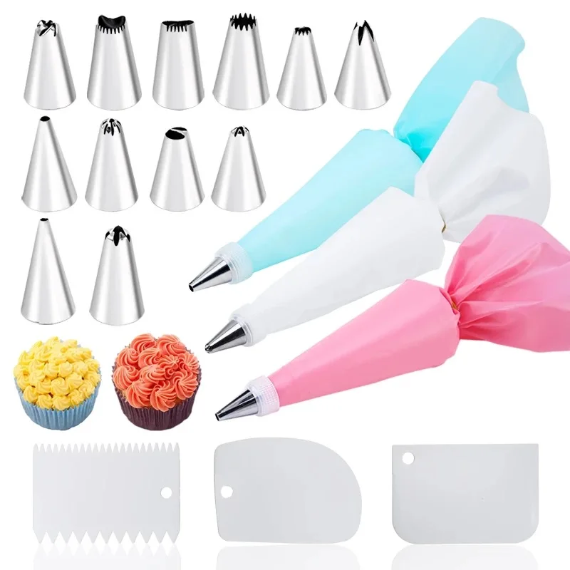 tennis vrede hoffelijkheid Cake Nozzle Piping Cake Decorating Tools Confectionery Equipment Kitchen  Accessories Reusable Puff Pastry Bag Nozzle Cake Tools| | - AliExpress