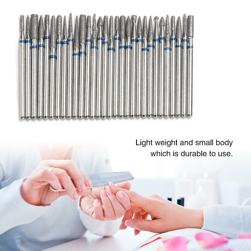 Best of 30pcs / set Professional Milling Cutter Electric Rotary Manicure Machine Accessoires Diamond Nail Drill Bits Set Nail Tools Reviews & Tips - Image 5