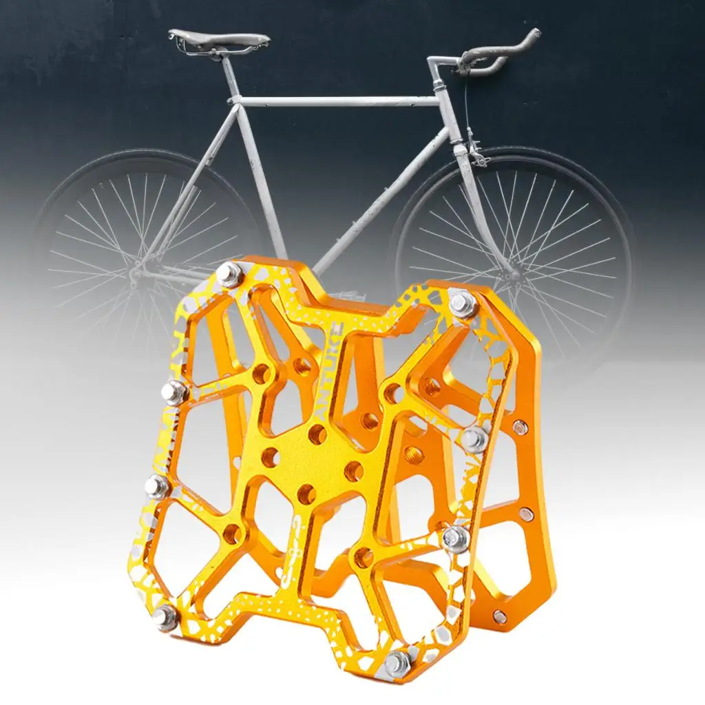 2Pcs Durable Bike Clipless Pedals Platform BMX Bicycle Parts Accessories