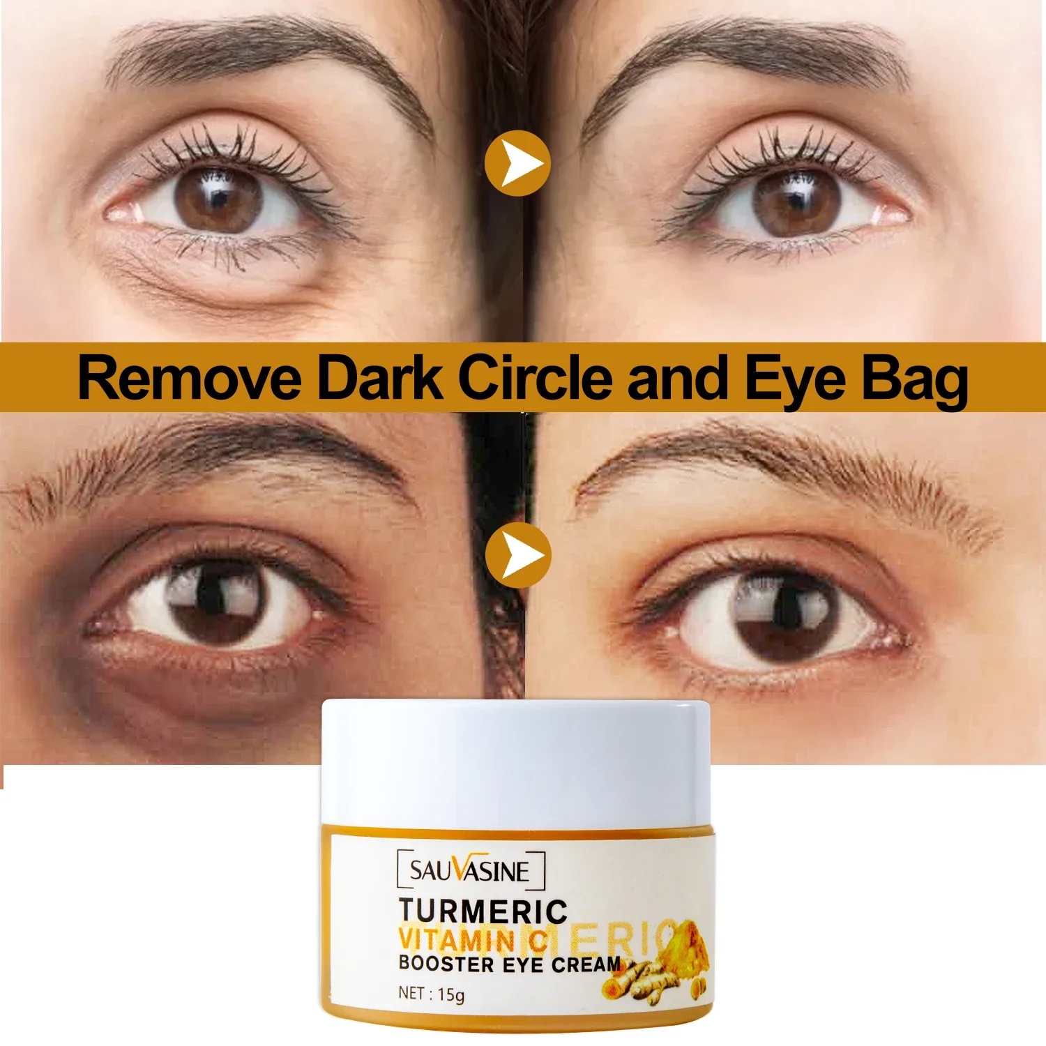 Best of Turmeric Eye Cream Under Eye Dark Circle Remover Eye Bags Lift Firm Brightening Anti Aging Cream Eyes Care Beauty Health Reviews & Tips