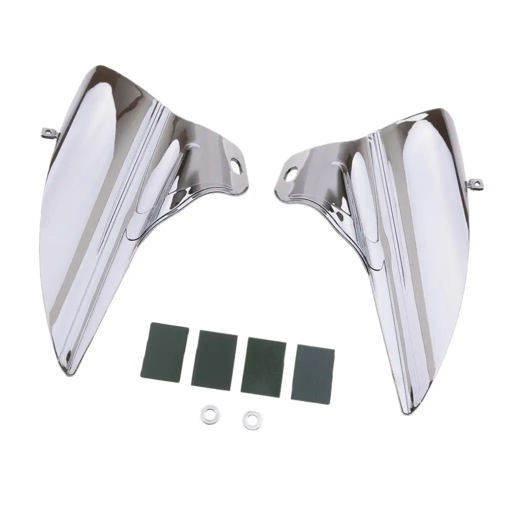   Motorcycle Saddle  Heat Deflector Compatible for  Touring  Trike 2009-2015  - Chrome