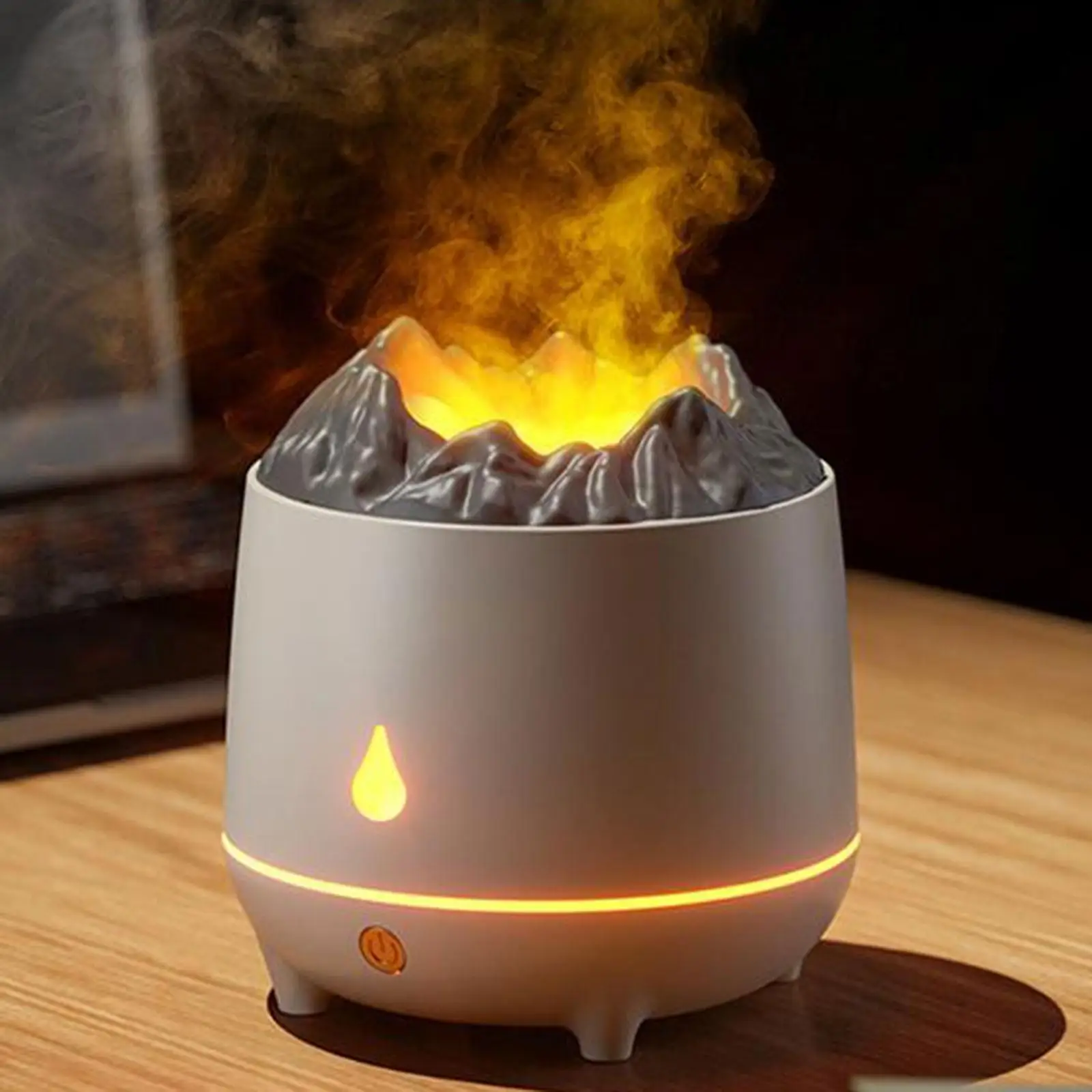 Portable Air Humidifier Essential Oil Diffuser Night Light Quiet Timer USB for Home Yoga Living Room Desktop Baby Room