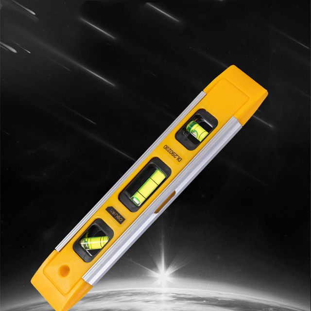 Niveau à Bulle 30cm Magnétique Niveau Torpédo Avec 3 Fioles Reversibles Antichocs 45 90 180 Et Extremite Caoutchoutees 98614766