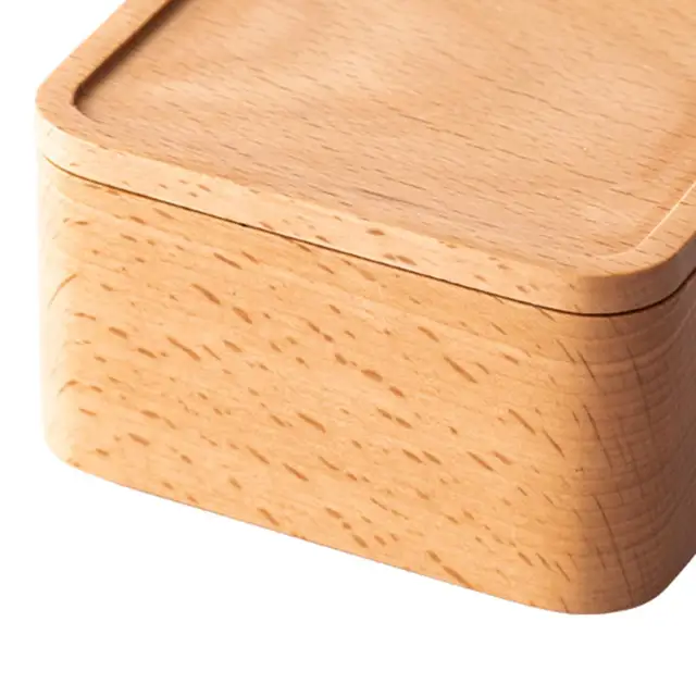 Scatola portaoggetti impilabile bordi lisci porta oggetti vari fatti a mano  in legno forniture per la casa - AliExpress