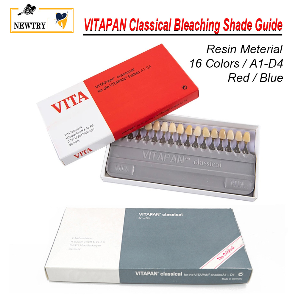 Best of VITA 16 Colors Dental Lab Bleach Shade Guide A1-D4 Composite Resin Teeth Whitening Comparing Denture Model Colorimetric Plate Reviews & Tips