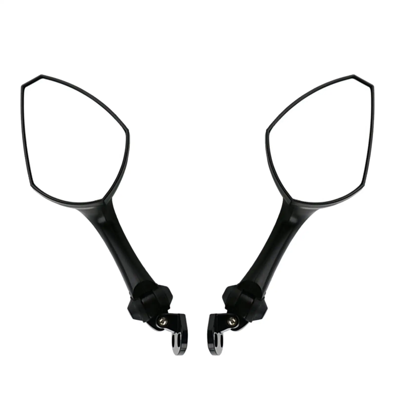 2x Motorbike Rear View Mirror Wind Wing Side Mirror Spare Parts Replacement Motorcycle Modification