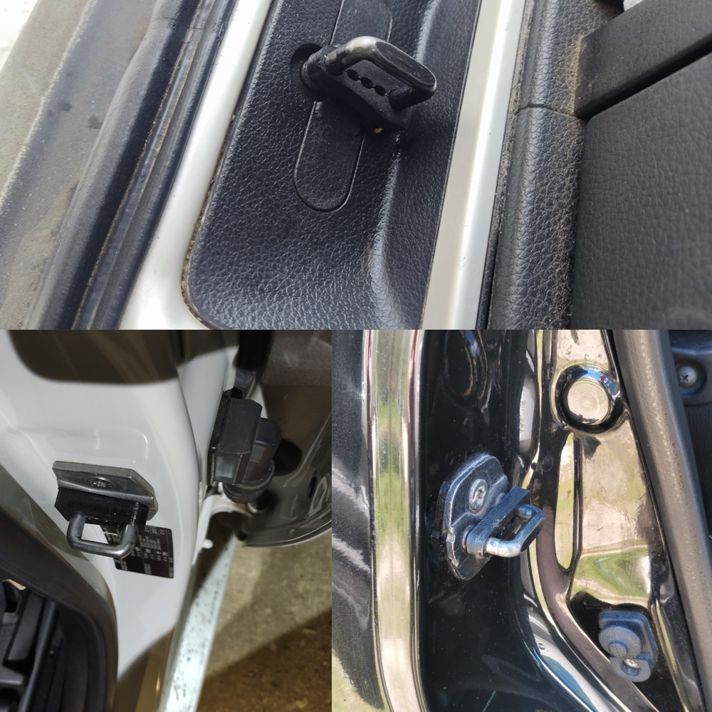 4x Autotür schloss Schall dämpfer Dämpfer Puffer Geräusch dichtung Stopper für Nissan Patrol Y62 Armada 2010-2023 Infiniti QX56 QX80 – Detail 3