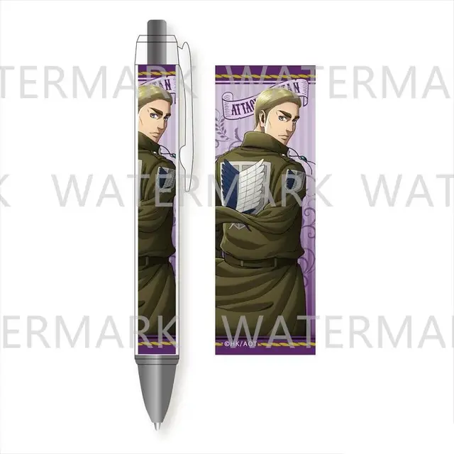 Anime Attack On Titan Neutral Utility Pen Student Stationery Metal  Signature Pen