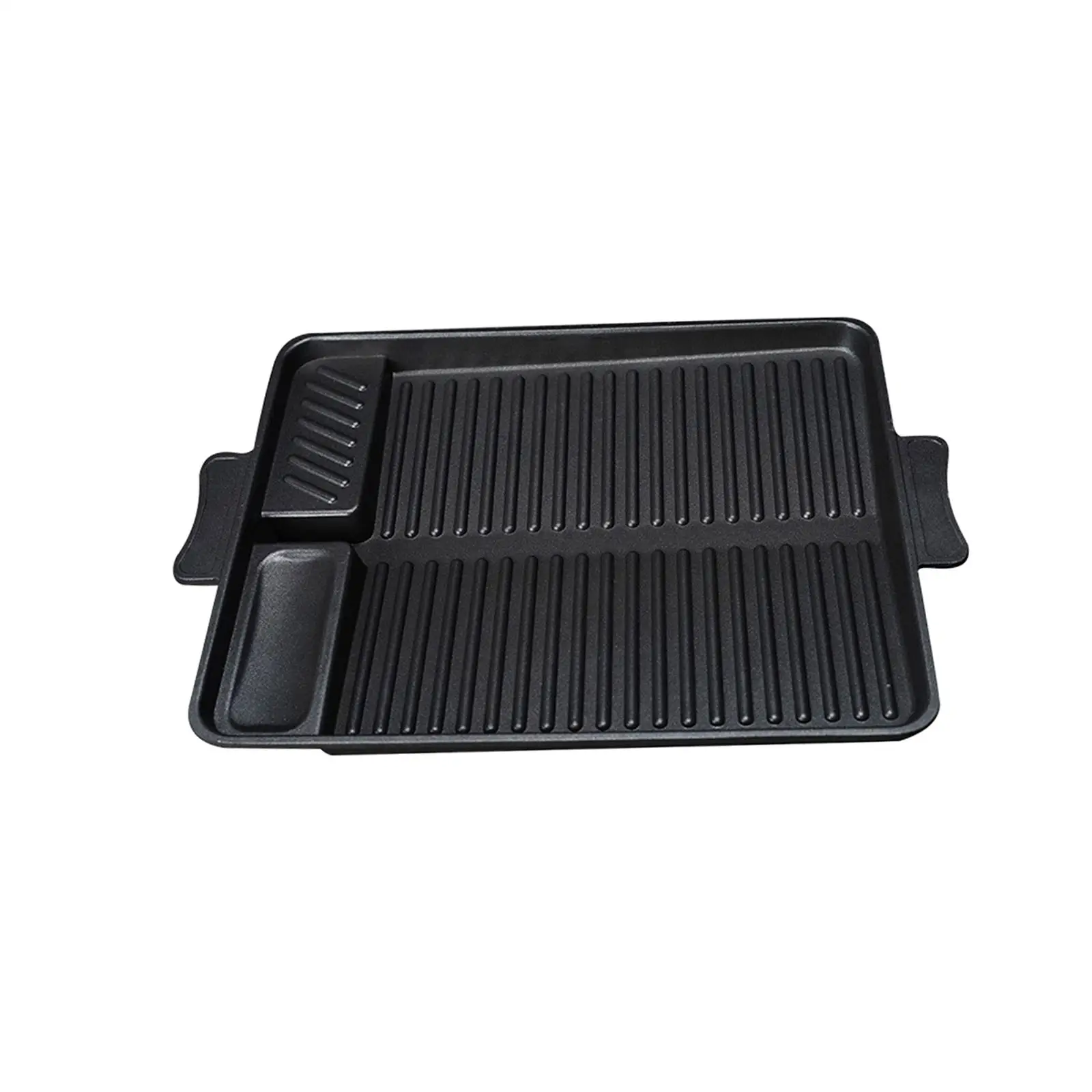Aluminum Alloy Grill Pan Griddle Plate Meat Steak Grill tray Nonstick Home Kitchen with Handle for Barbecue Outdoor