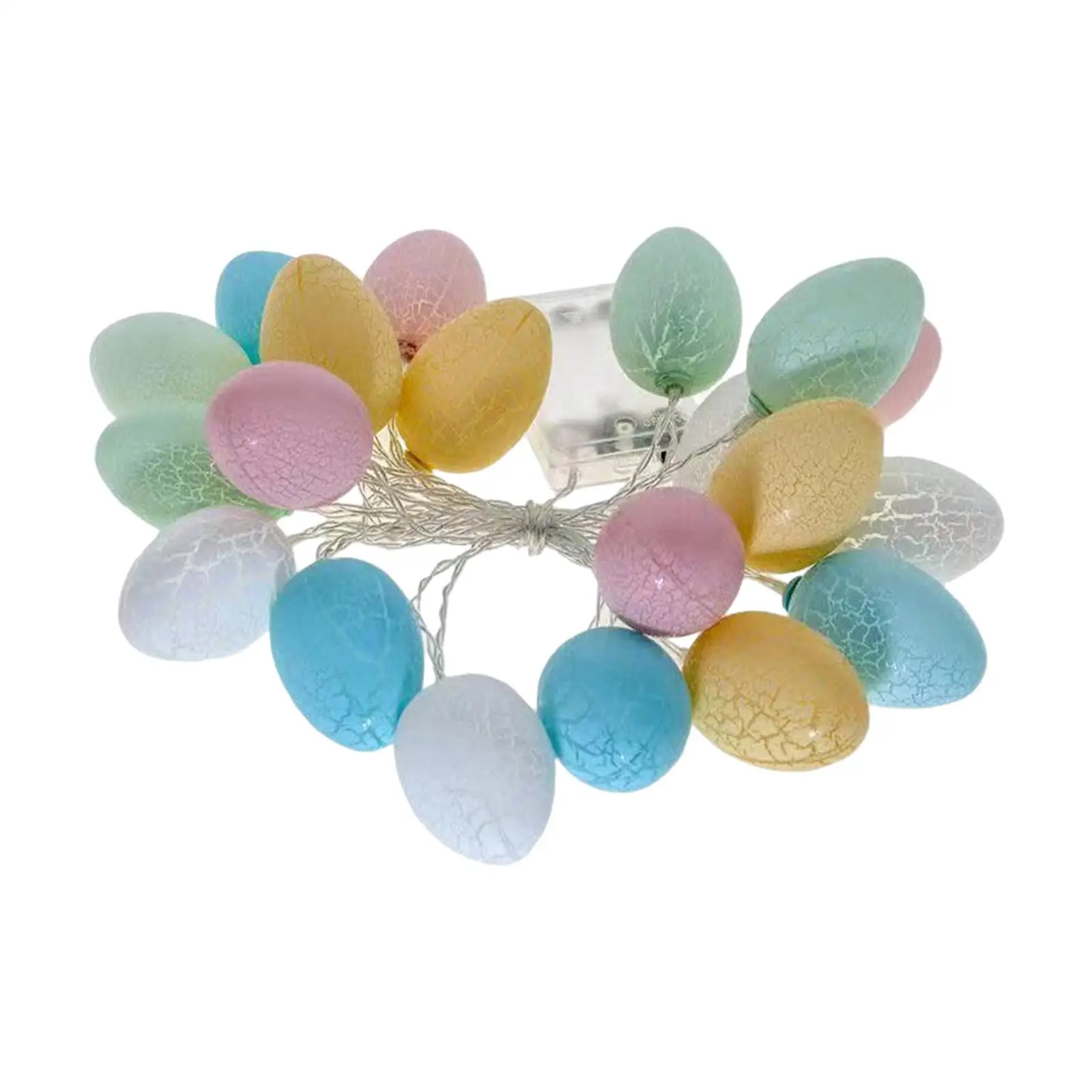Colorful Easter Eggs Fairy Lights Decor Retro Style Supplies String Lights for Living Room Garden Halloween Outdoor Party
