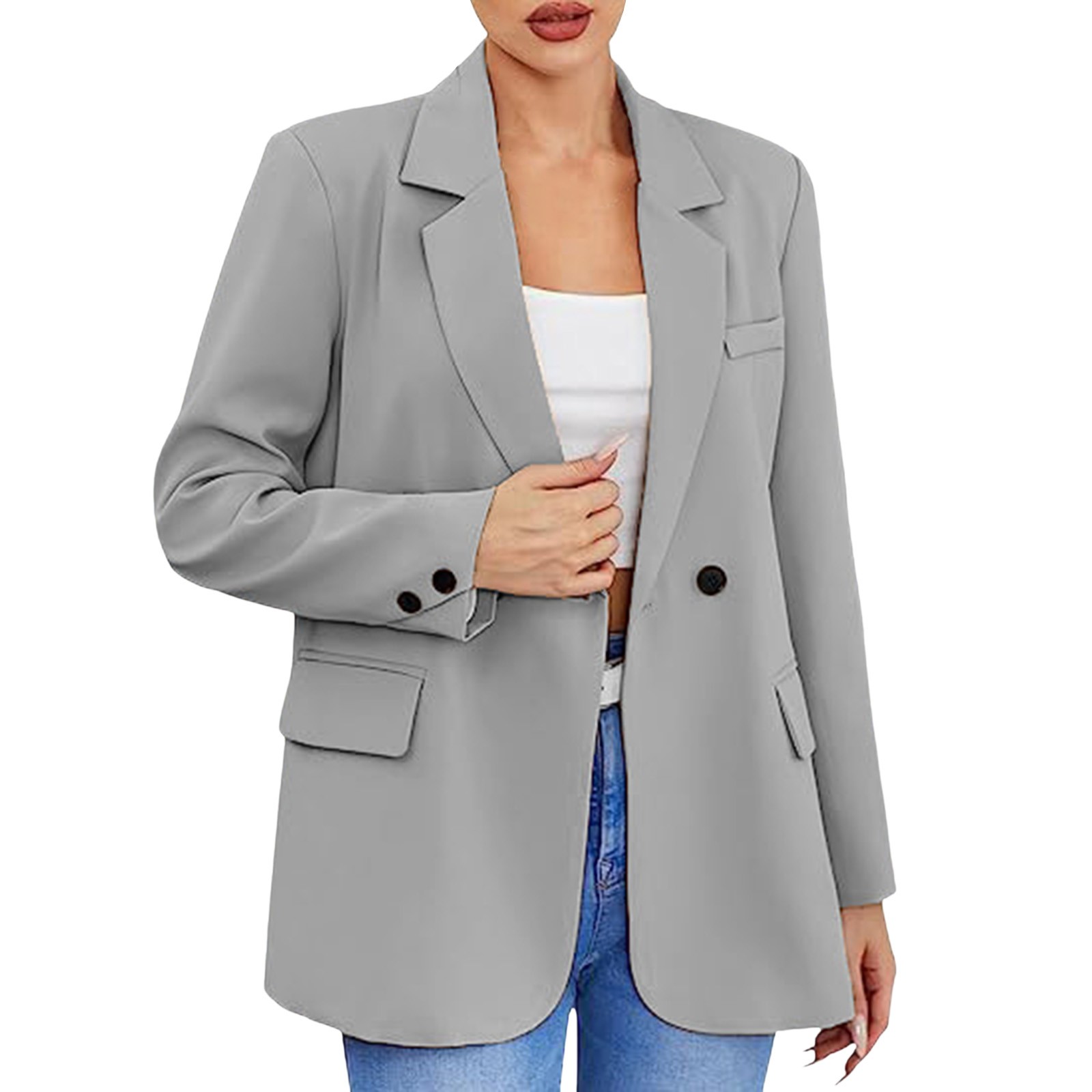 Title 4, Women Coat Spring Autumn Khaki Suit 2023 New Fa...